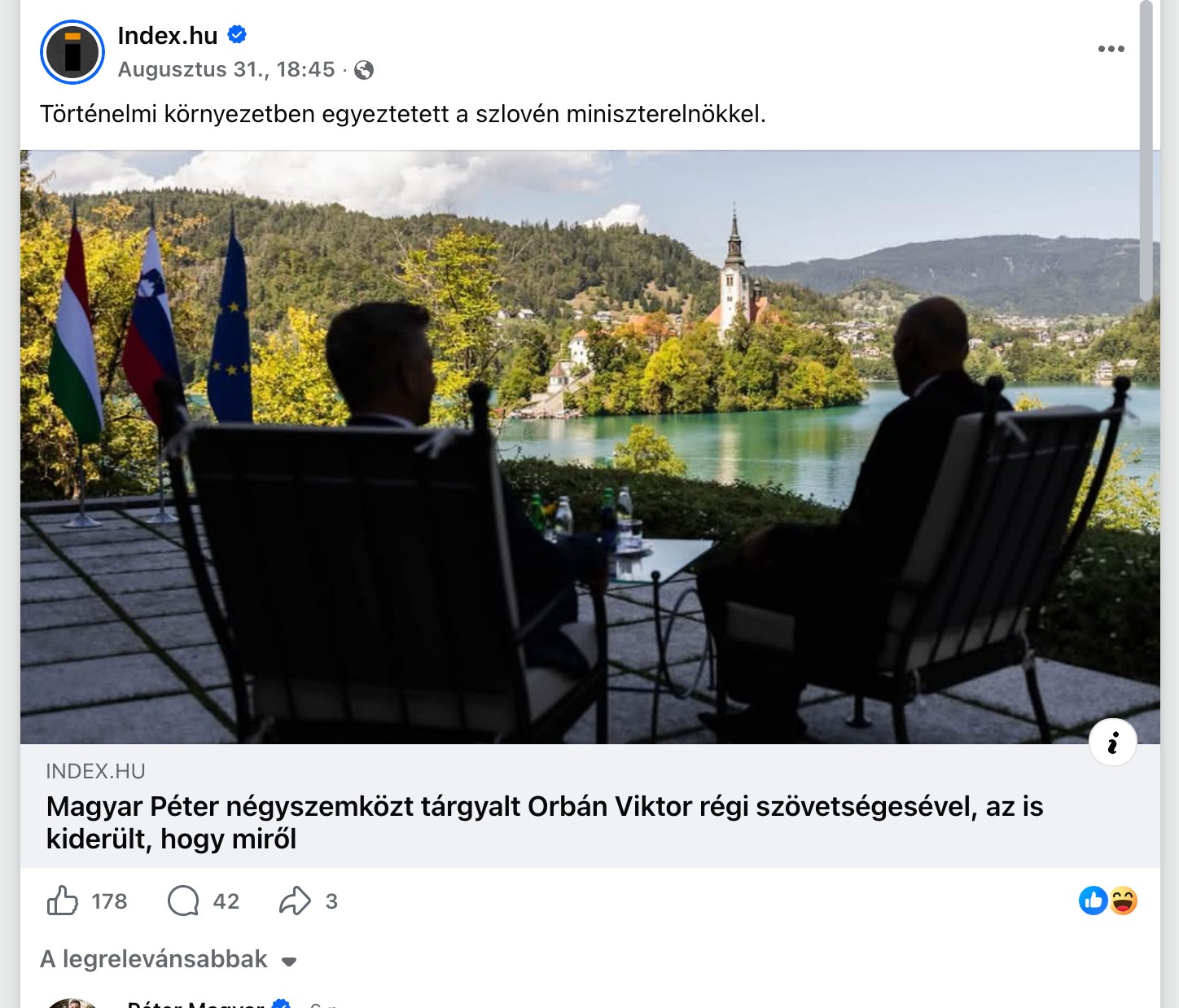 A bejegyzés képernyőképe
