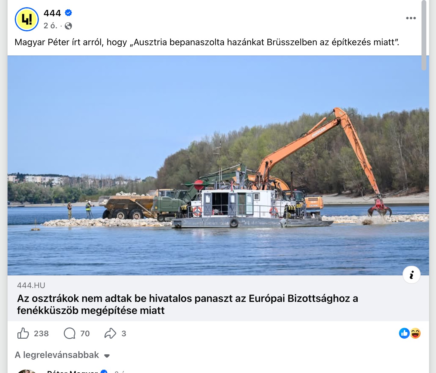 A bejegyzés képernyőképe
