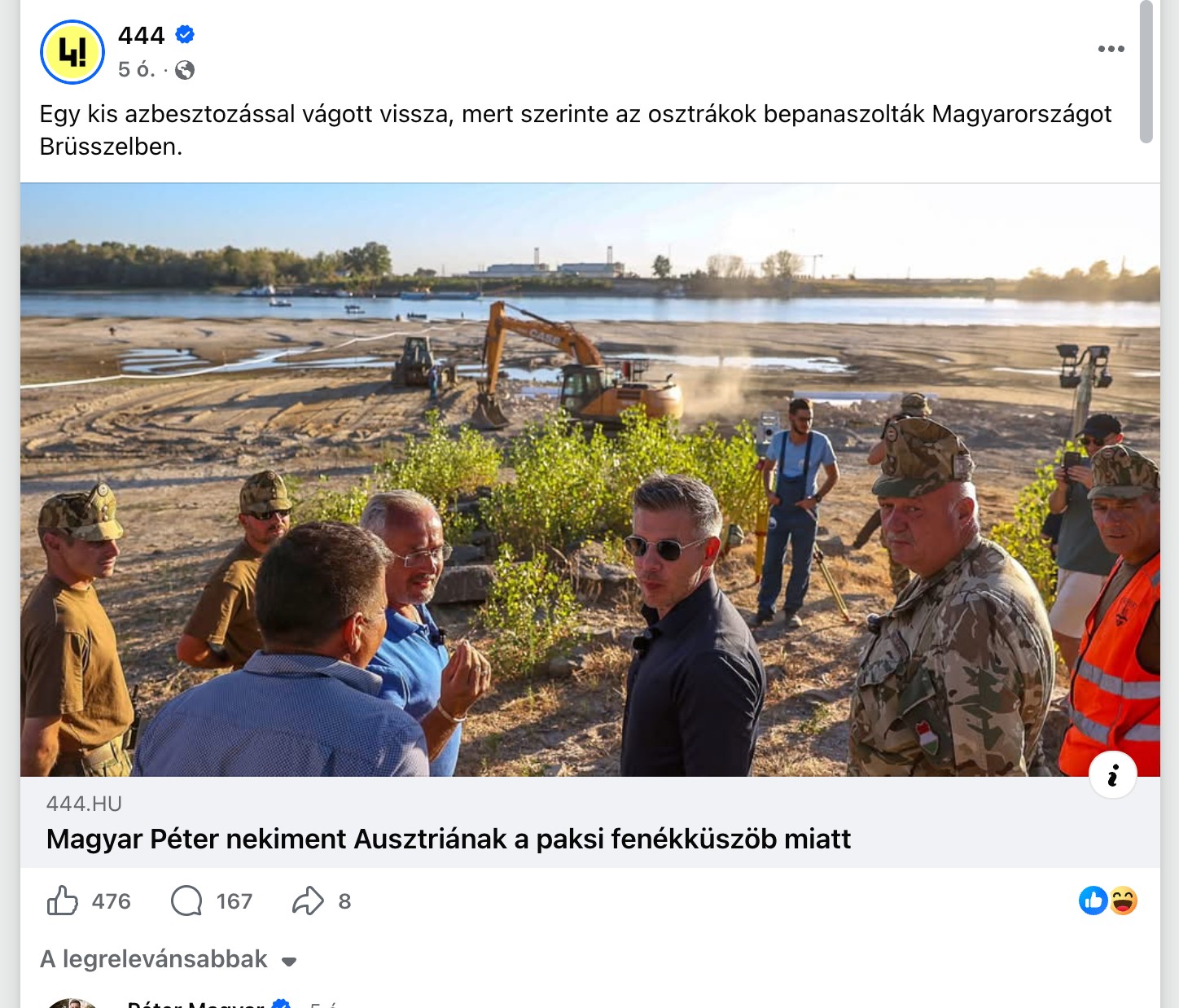 A bejegyzés képernyőképe