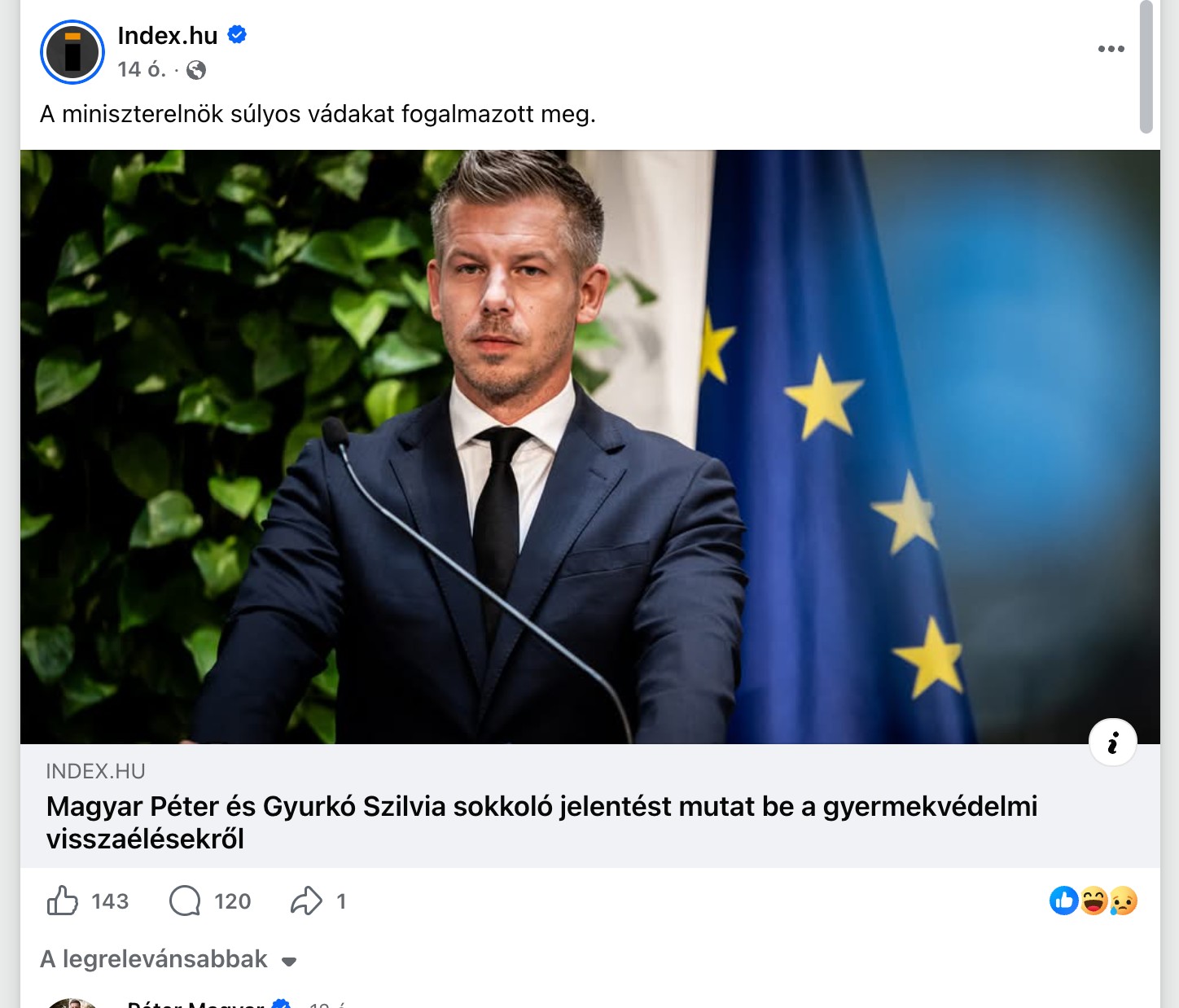 A bejegyzés képernyőképe