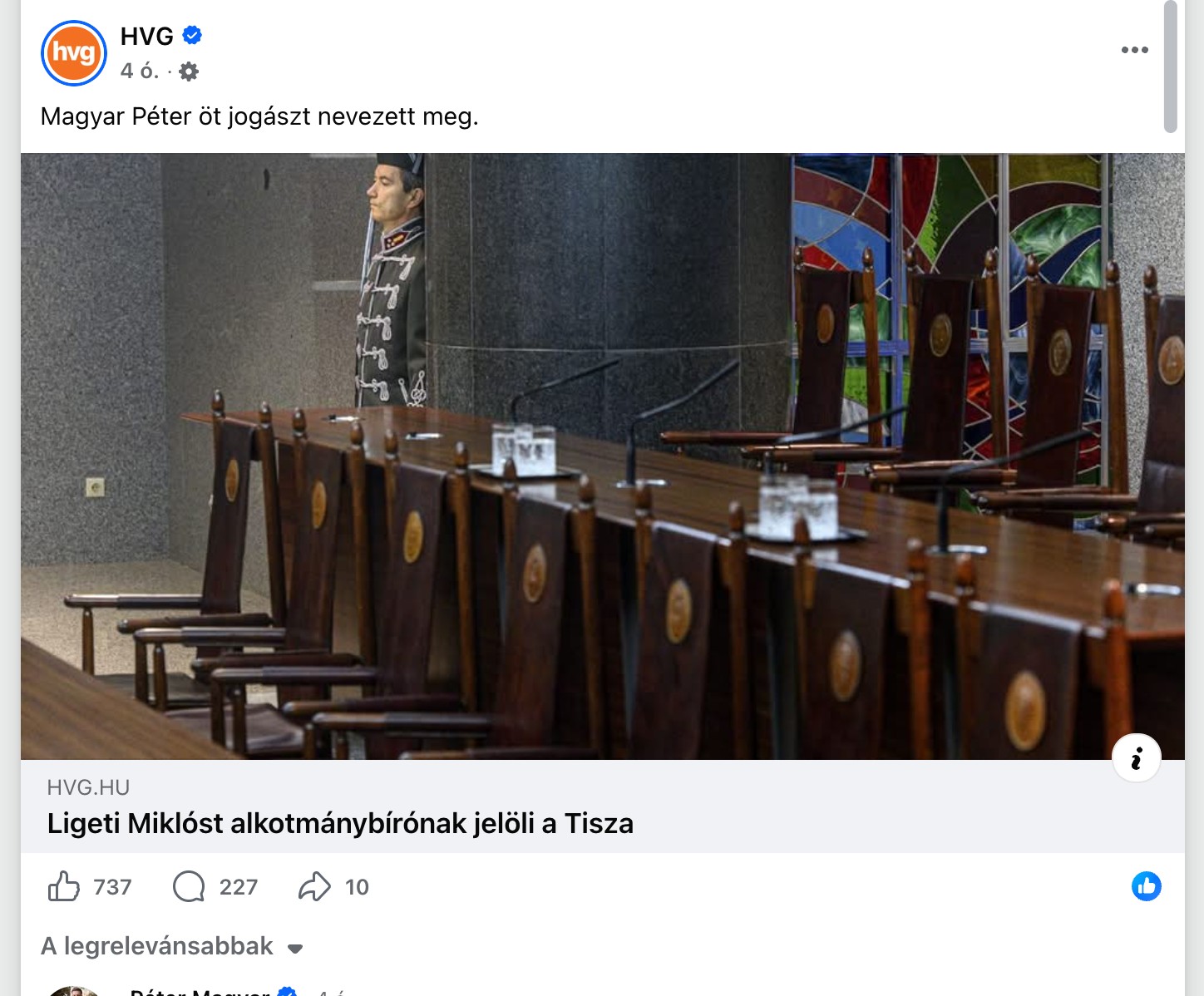 A bejegyzés képernyőképe