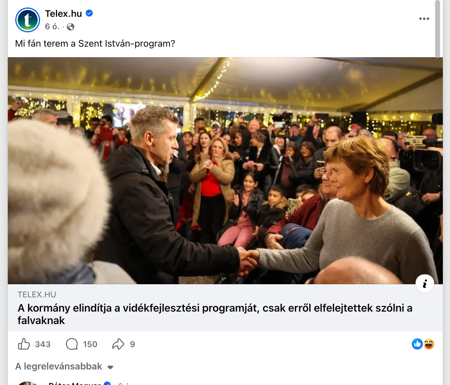 A bejegyzés képernyőképe