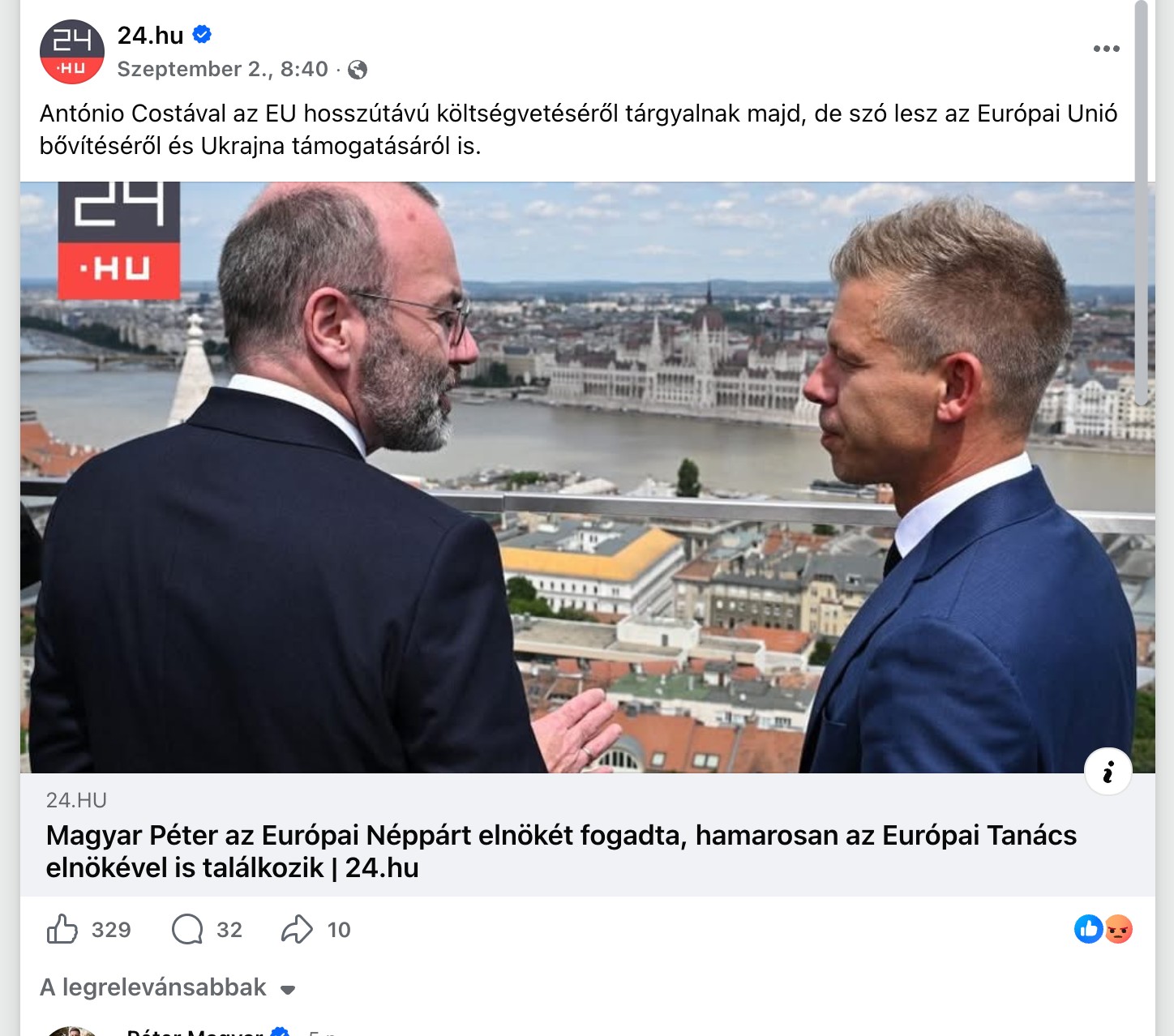 A bejegyzés képernyőképe